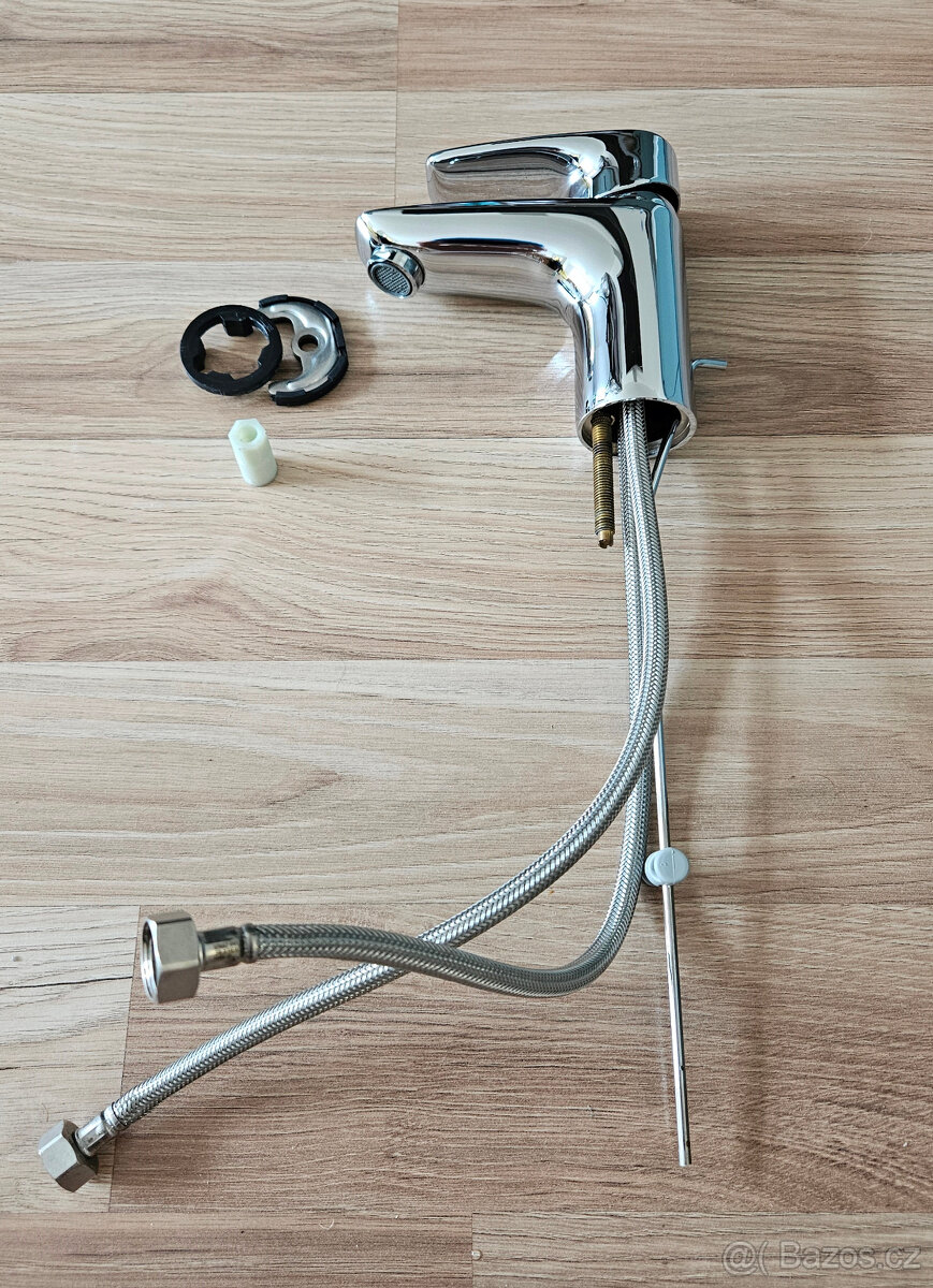 Umyvadlová baterie Kludi Pure&Solid s výpustí Chrom