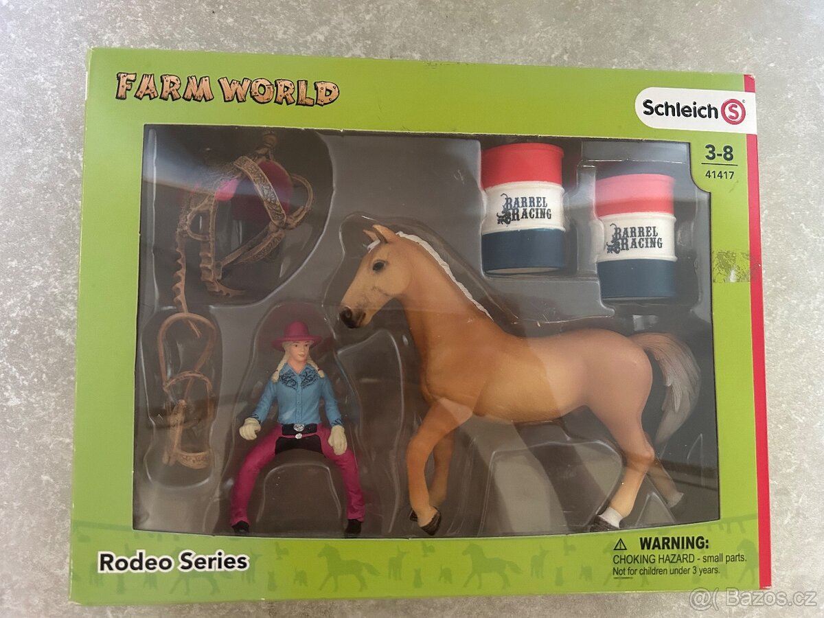 Schleich 41417 set kůň s kovbojkou