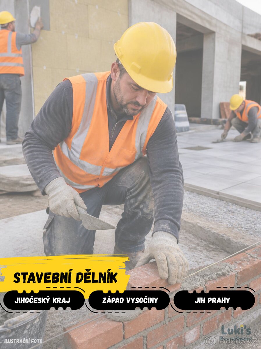 Stavební dělník - Jížní Čechy