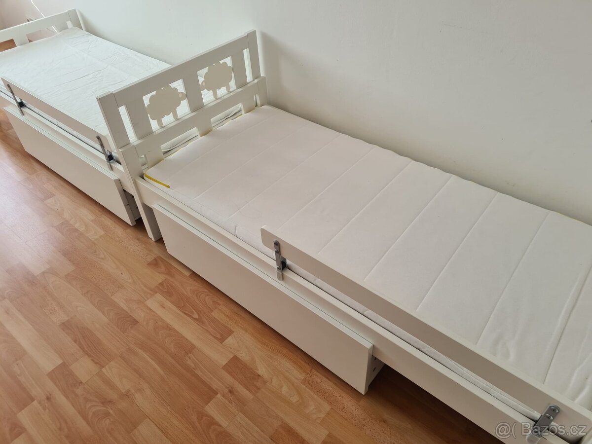 Dětská bílá postel IKEA Kritter