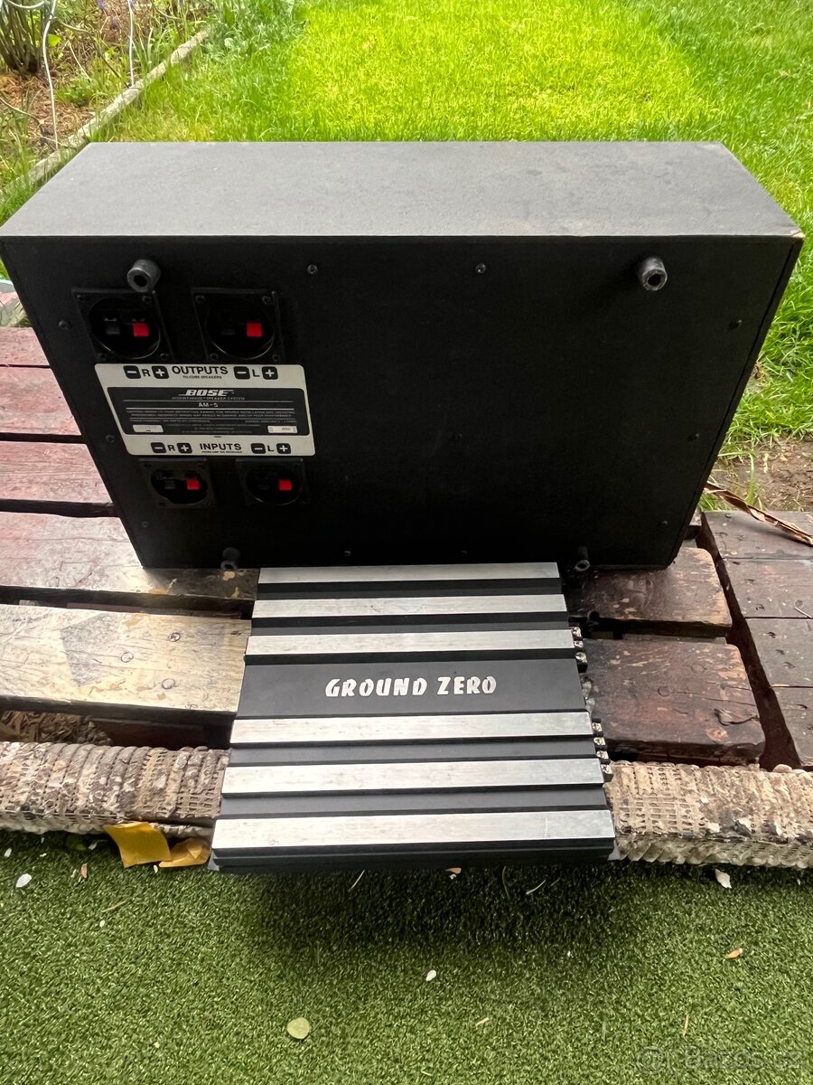 Subwoofer Bose plus zesilovač Grande Zero