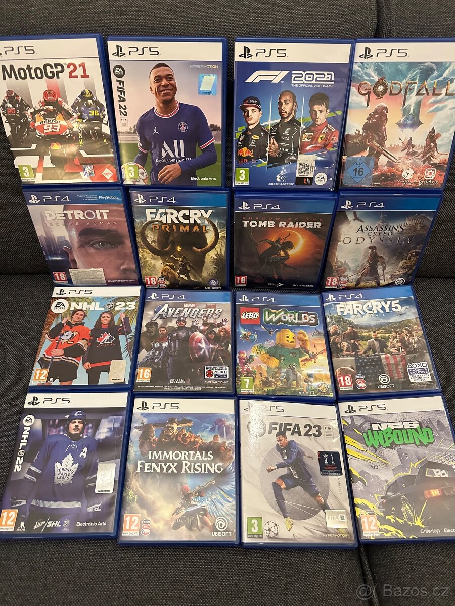 Hry na PS 4 a PS 5