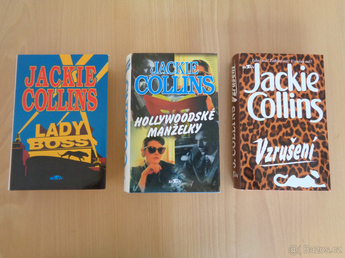 3 knihy od Jackie Collins