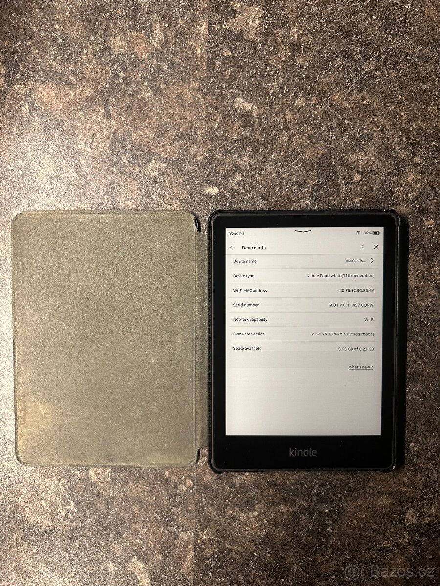 Čtečka Amazon Kindle Paperwhite 11. gen 8GB + obal 3