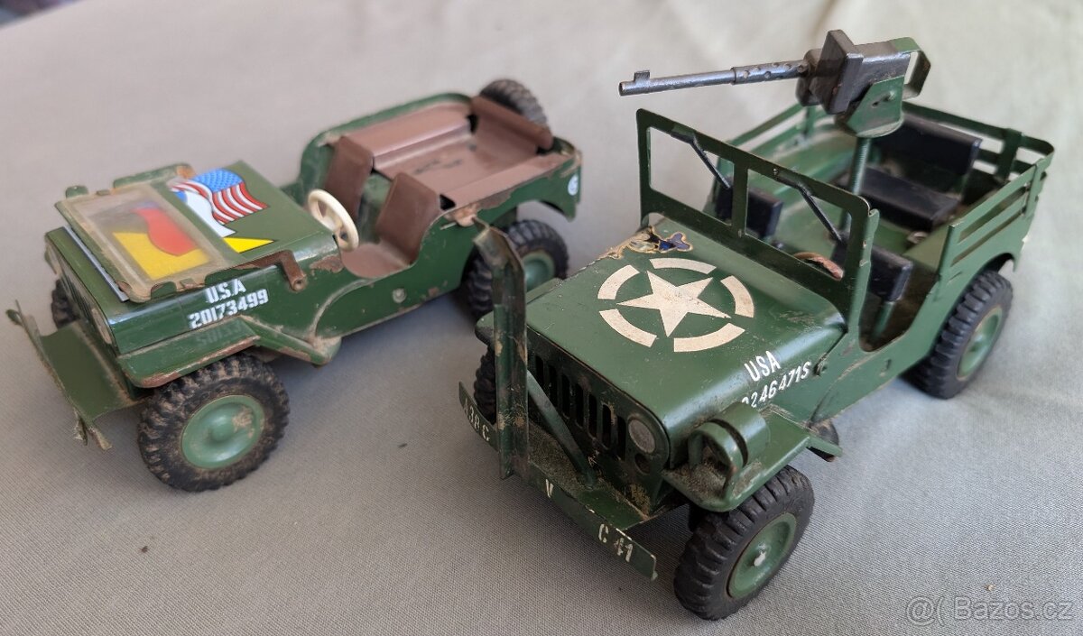 Jeep Willis plechový ITES