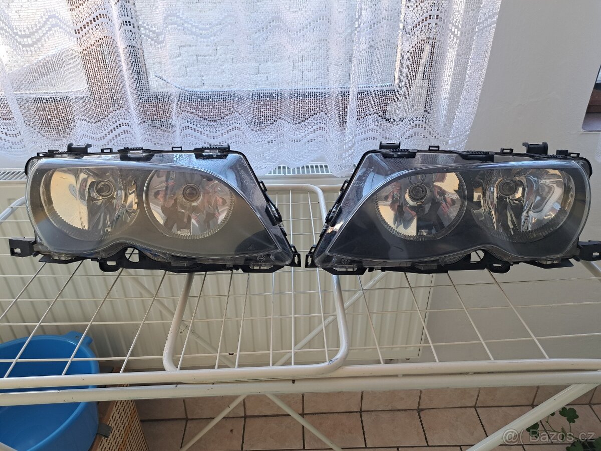 Přední švětlomety na BMW e46 facelift