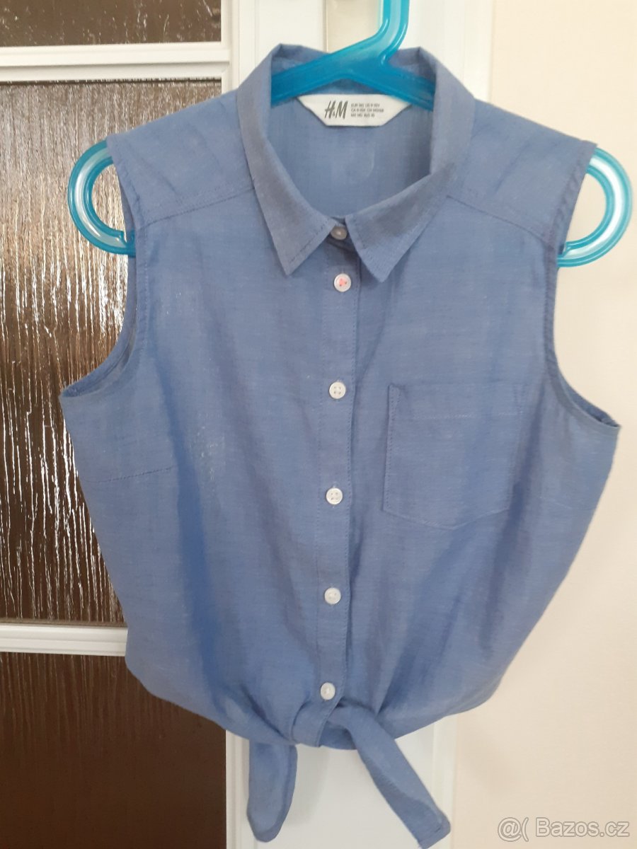 Dívčí letní košile H&M, vel. 140