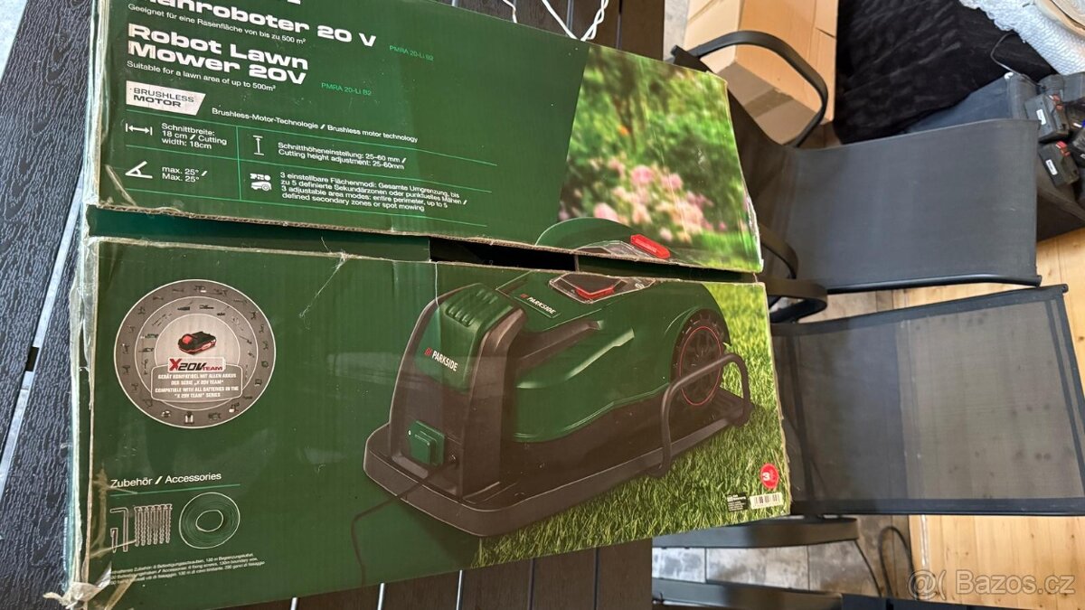 Robotická sekačka Parkside PMRA 20-Li B2