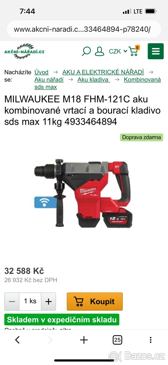 Milwaukee M18 FHM