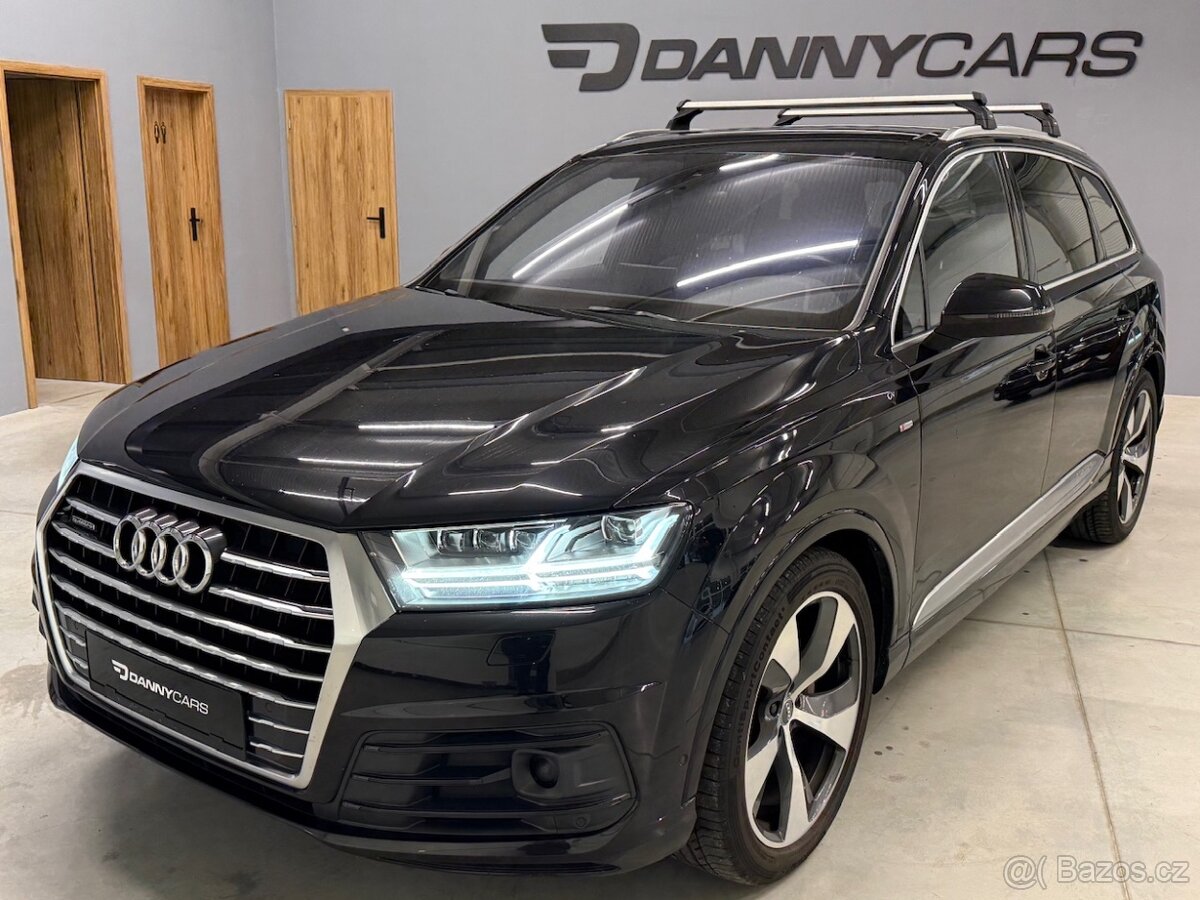 AUDI Q7 3.0TDI 200kw QUATTRO, S-LINE, VZDUCH, MATRIX, ČR