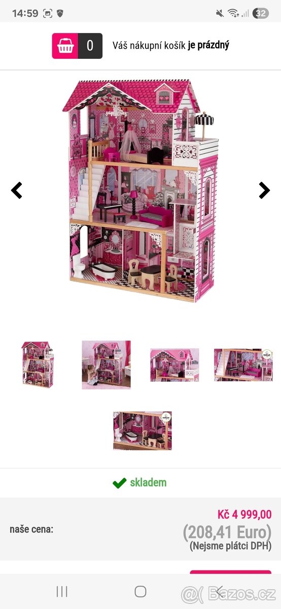 Domek kidcrafr Amelia s barbiemi