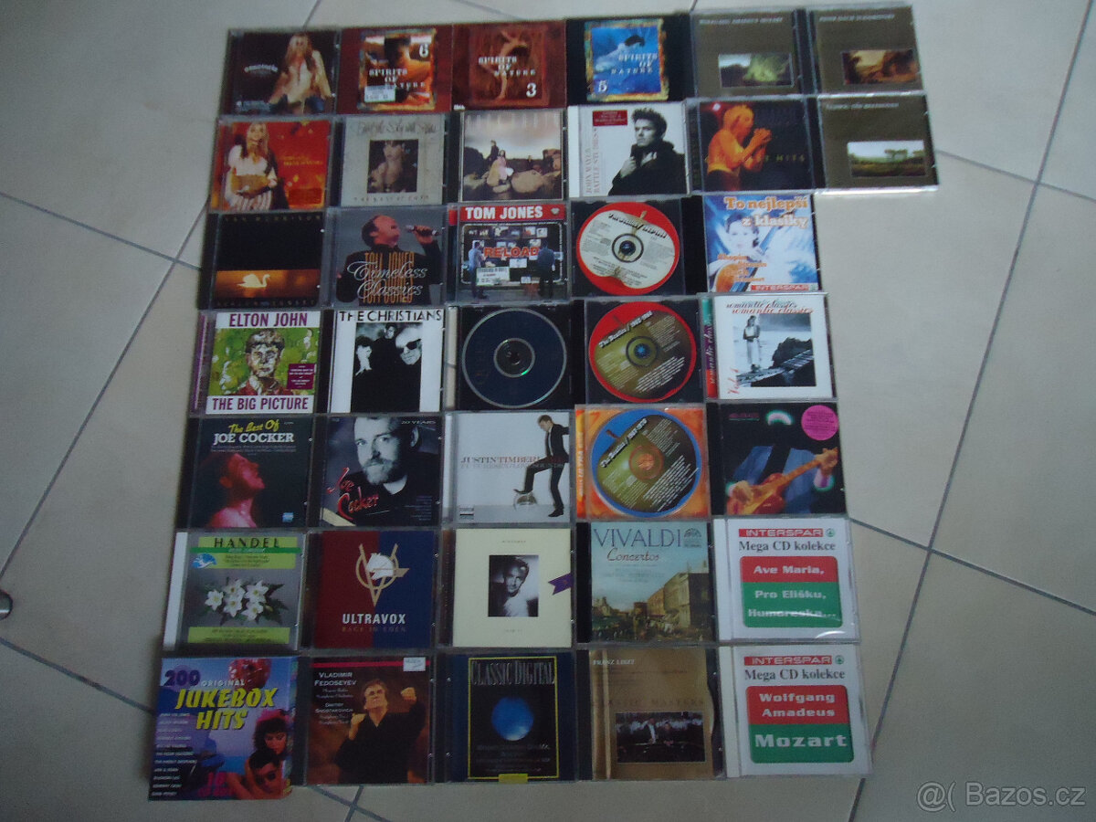 CD nosiče originály vážná i pop hudba