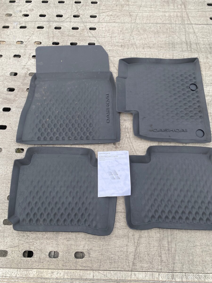 Originál gumové koberečky nissan Qashqai 3 generace