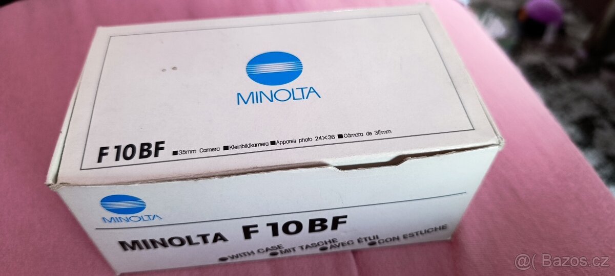 Fotoaparát Minolta F10BF