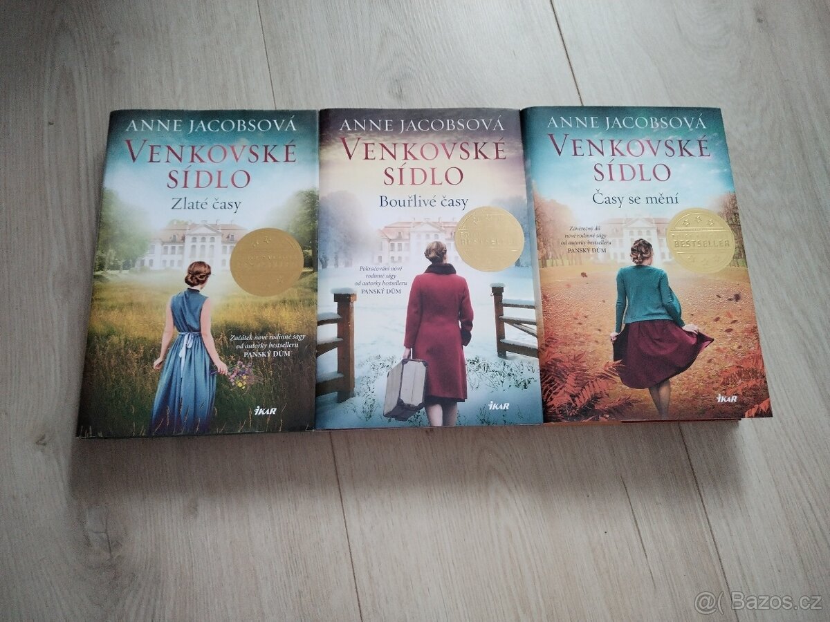Všechny tři díly rodinné ságy Venkovské sídlo od Anny Jacobs