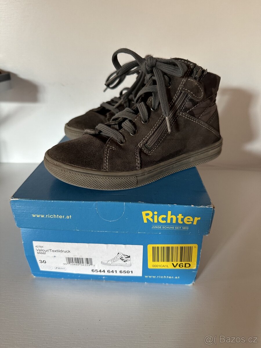 Podzimní/zimní boty Richter velikost 30