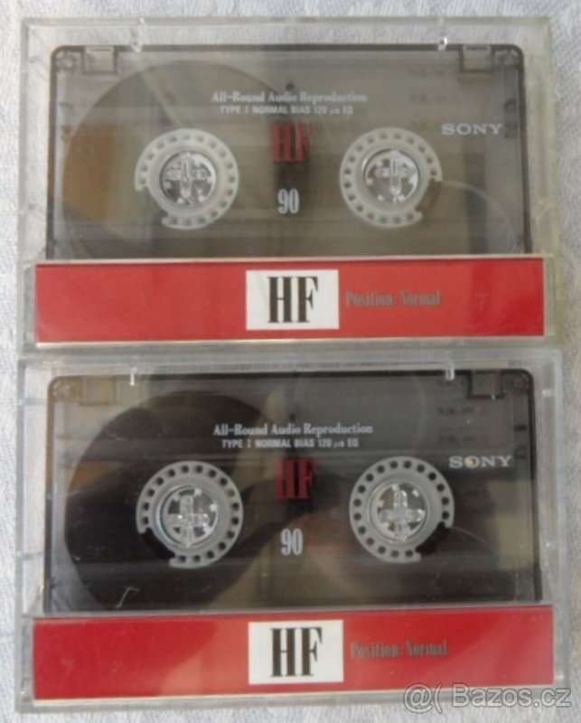 KAZETY SONY HF 90, Agfa 90, AudioStar 90
