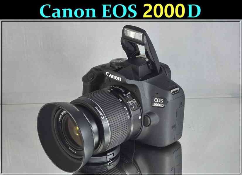 Canon EOS 2000D + Lens EFS 18-55mm jen 1700 Exp