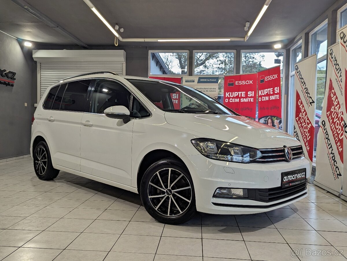 Volkswagen Touran 1.4TSi 110kW, DSG, 7 MÍST, TEMPOMAT, PDC