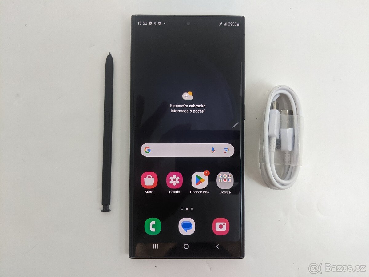 Samsung Galaxy S23 Ultra 8/256gb black. Záruka 6 měsíců.