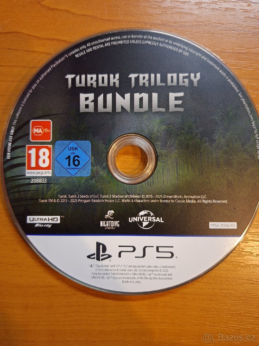 Hra PS 5. Turok Trilogy BUNDLE
