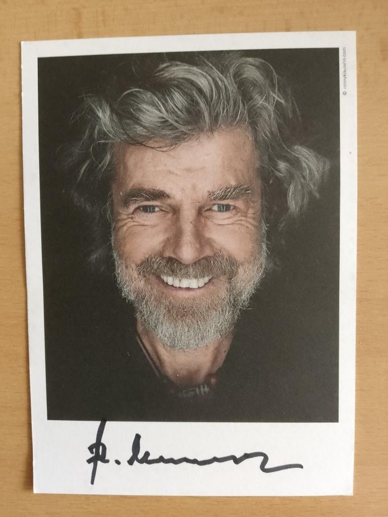 AUTOGRAM REINHOLD MESSNER -