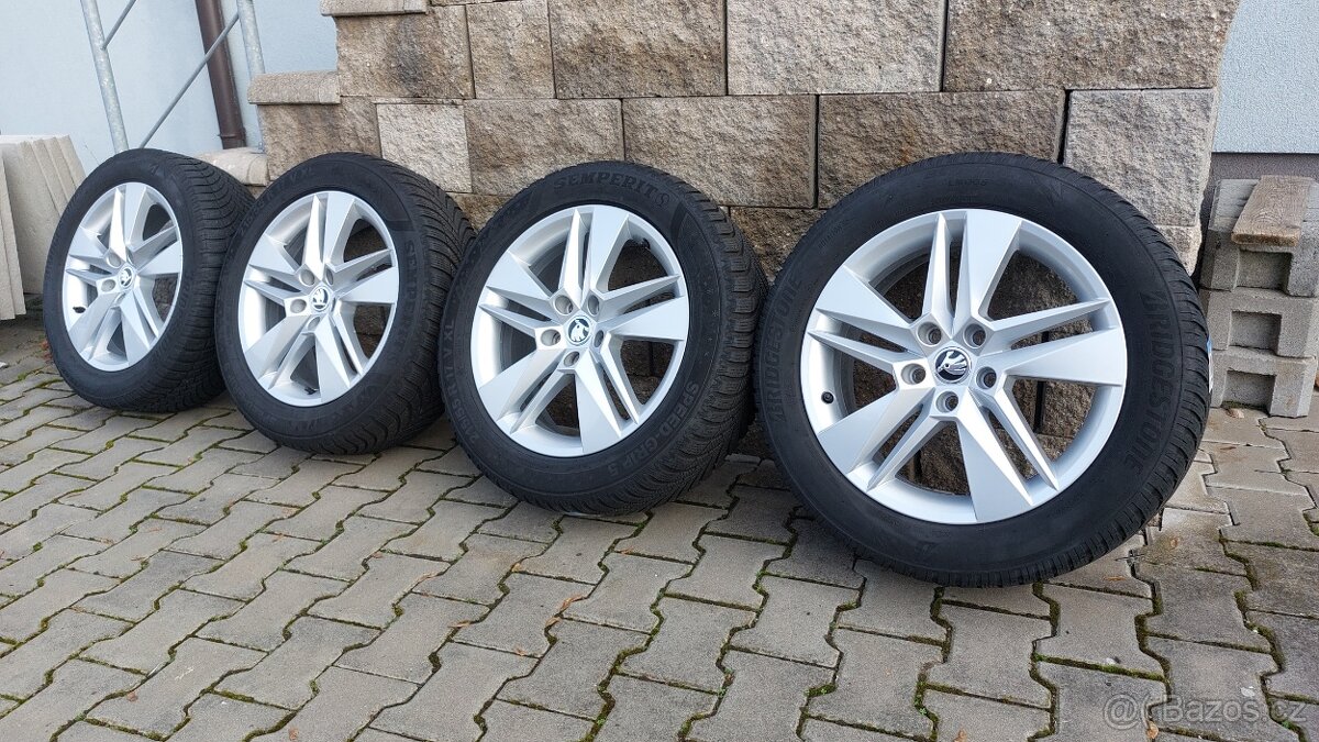 Alu kola 5x112 r1 originál Škoda Superb