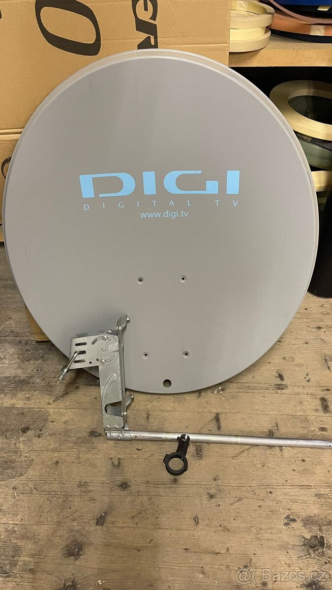 Parabola, držák a konvertor