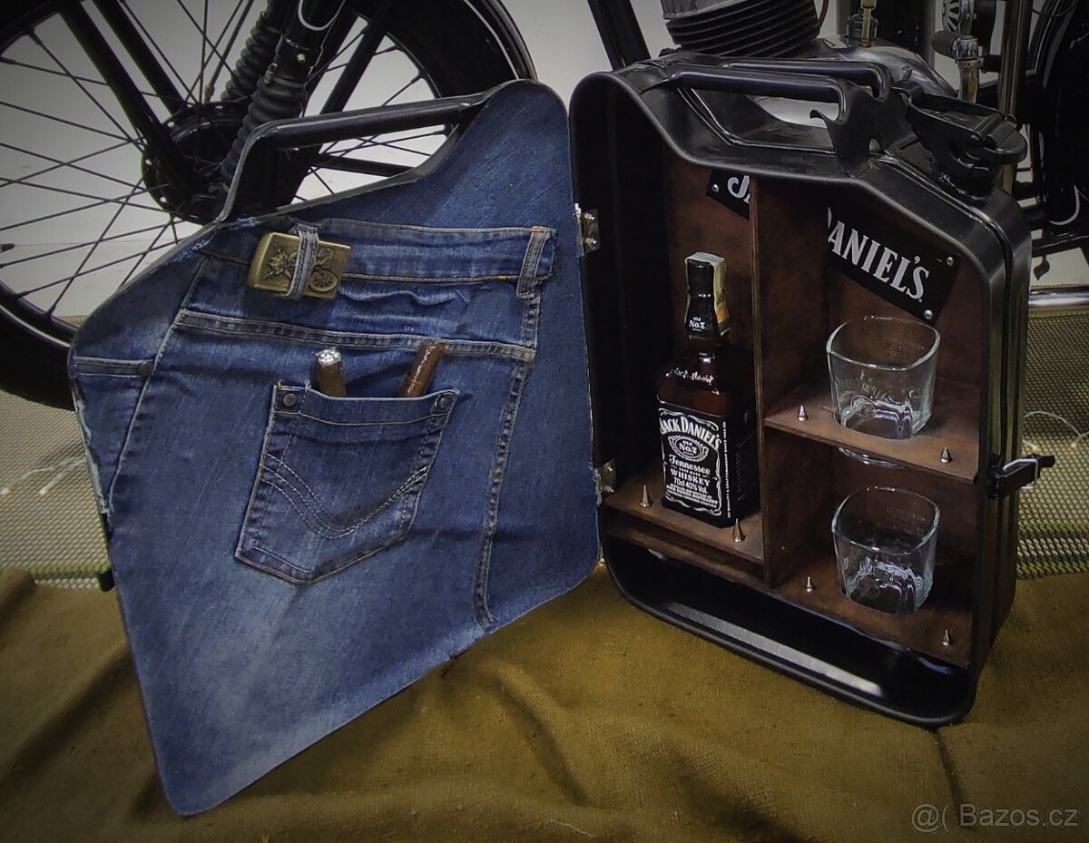 Minibar kanystr Jack Daniels černý