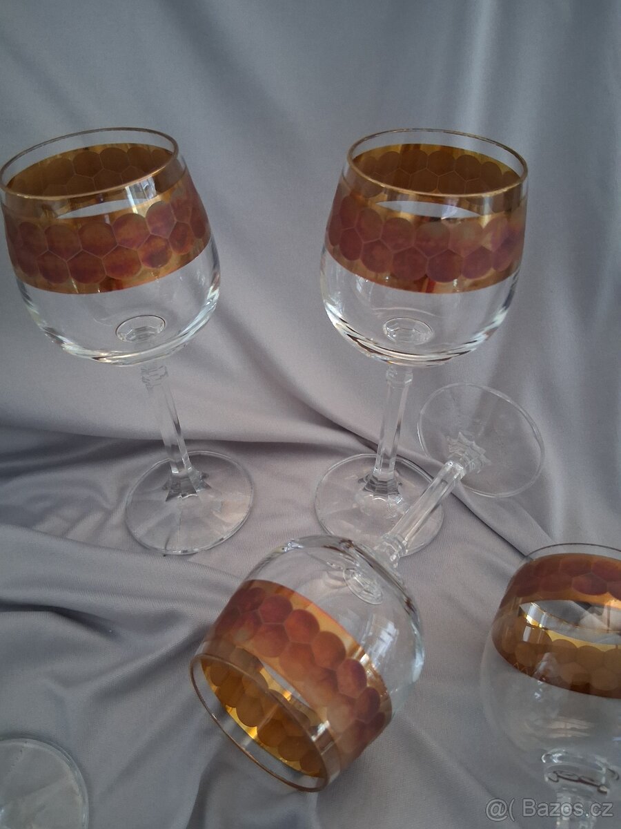 Retro skleničky na likér 6ks