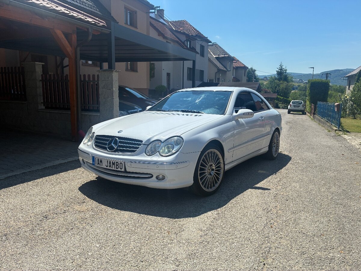 Mercedes-Benz CLK 500 W209, 5.0 V8 + upravený výfuk