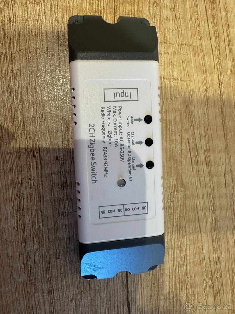 Zigbee 2ch chytrý spínač/relé