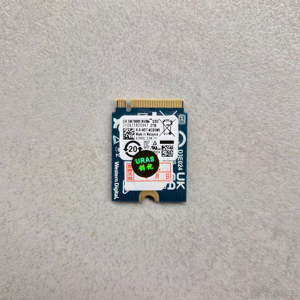 2TB SSD WD CH SN7000S, NVMe M.2 2230