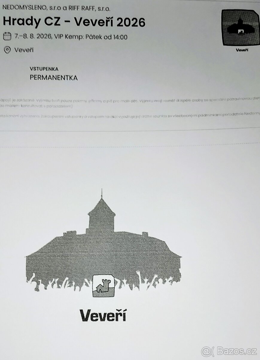 Hrady CZ, Veveří 2026