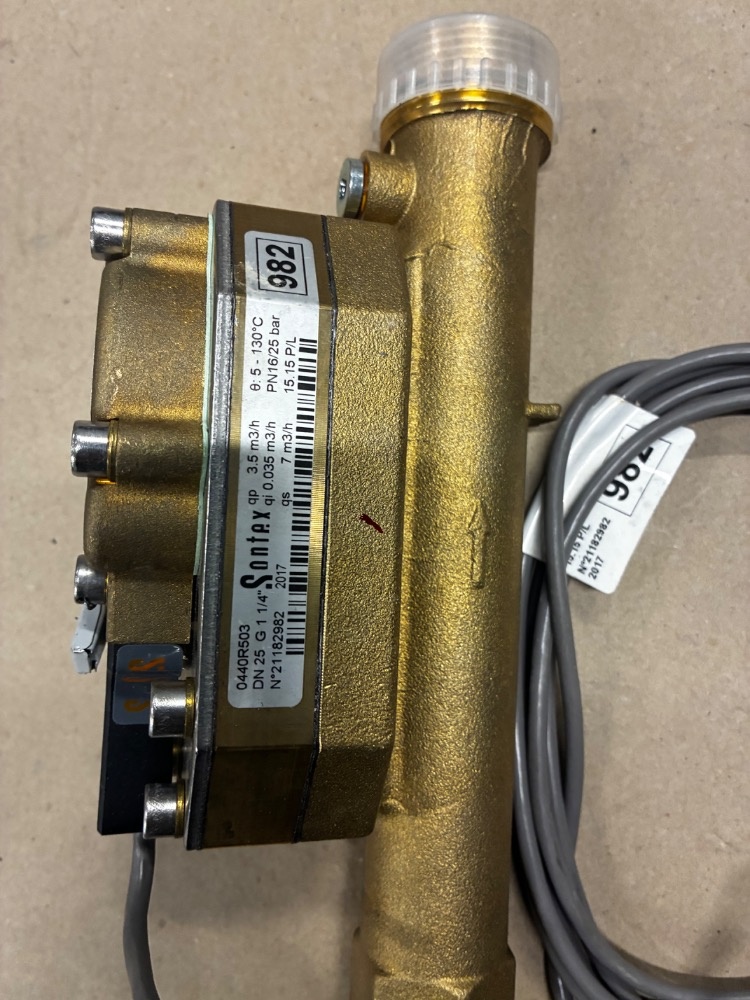 Prodám průtokoměr / měřič tepla Sontex Superstatic (DN 25)