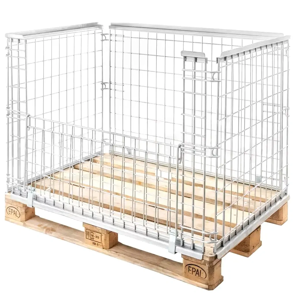 GITTERBOX - kovový paletový koš 120×80 cm
