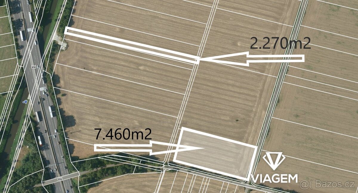 Pole 9 730 m², Podíl 25 % o výměře 2 433 m²