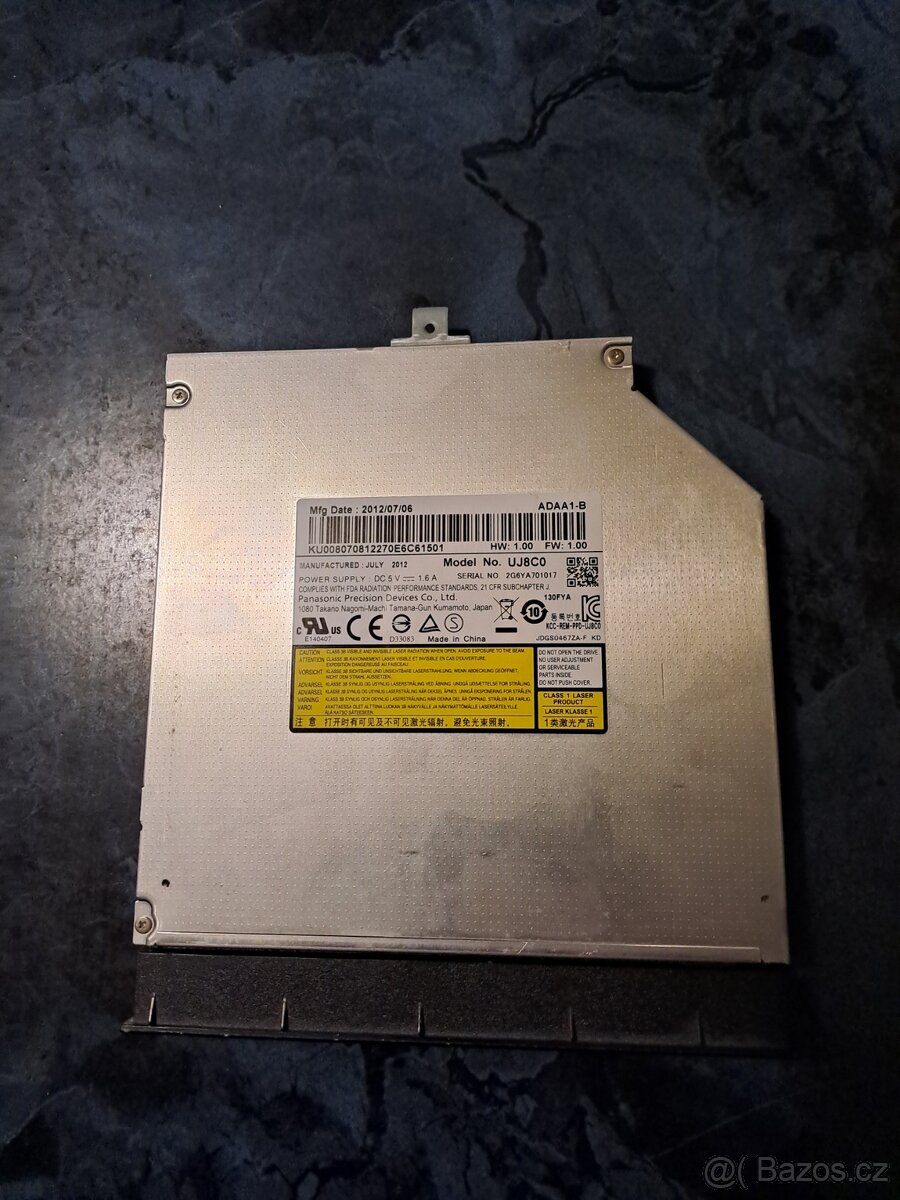 CD/DVD-RW mechanika pro notebook