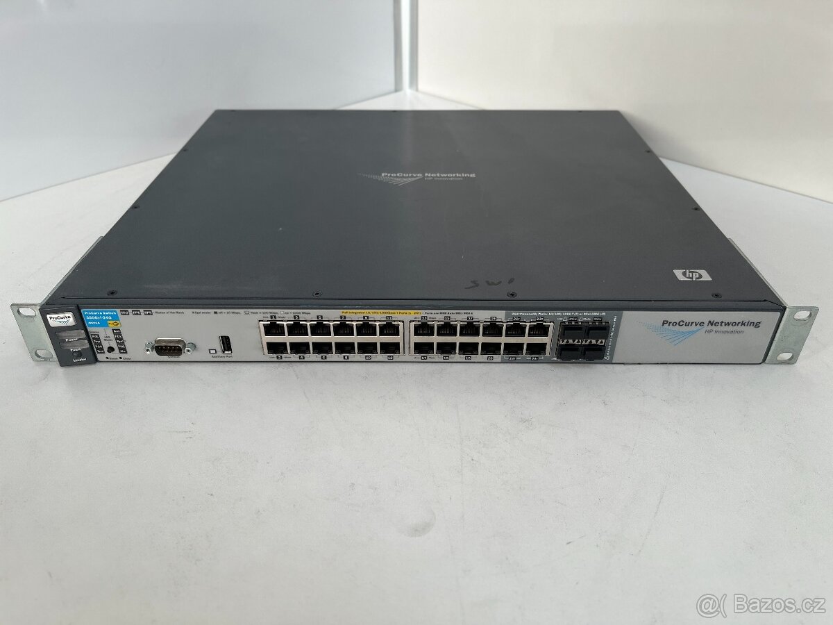 Kvalitní switch HP ProCurve 3500yl-24G PoE