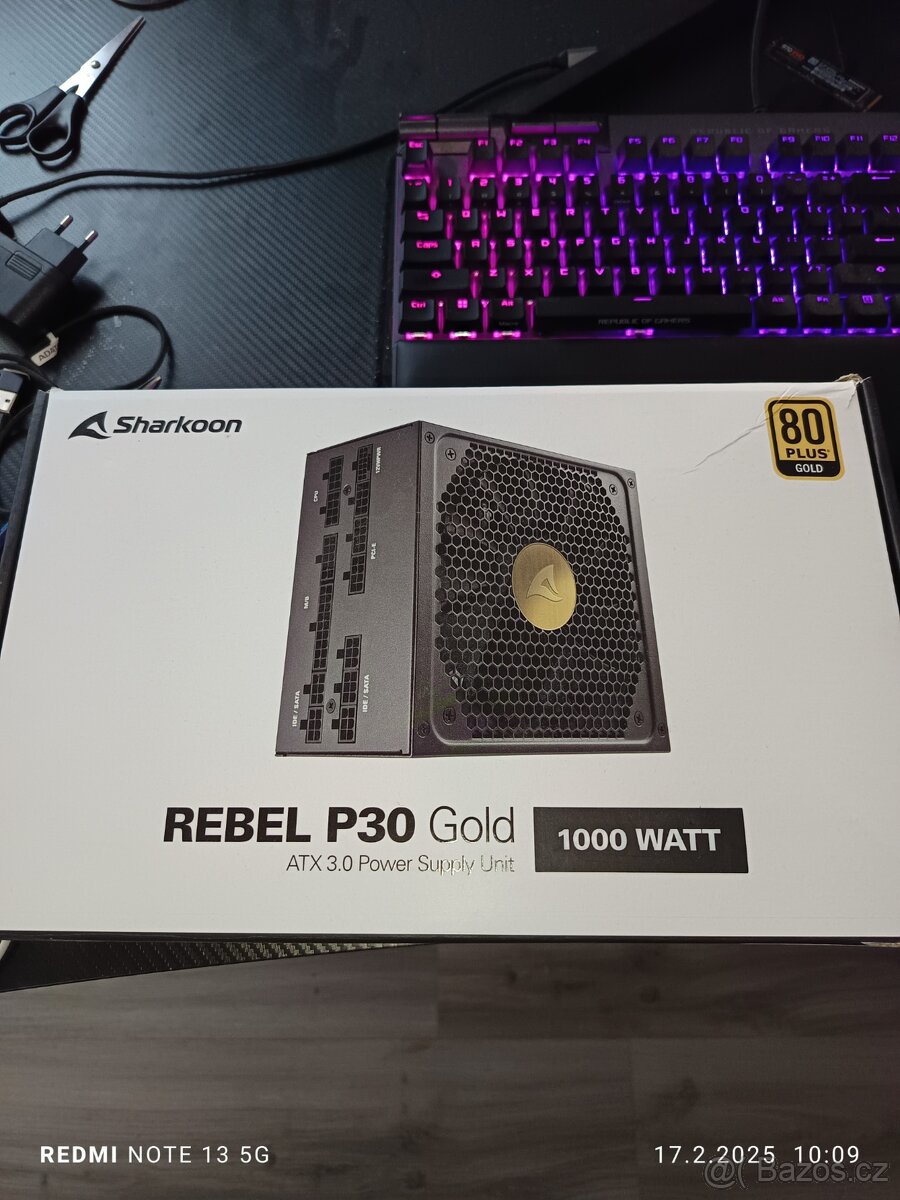 Sharkon Rebel P30 Gold 1000W