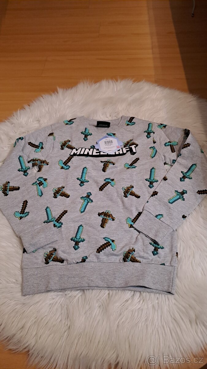Nová mikina Minecraft