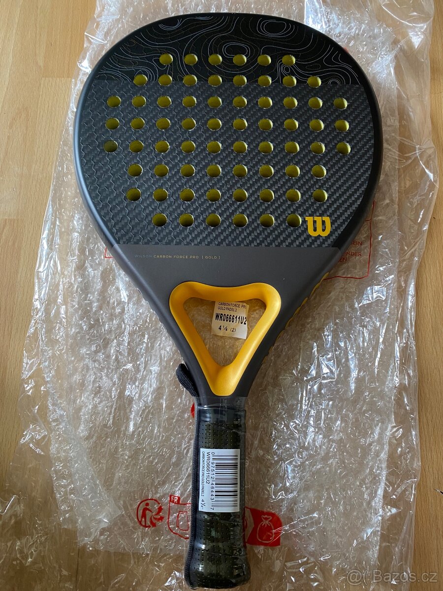 Padel Wilson Carbon Force pro gold