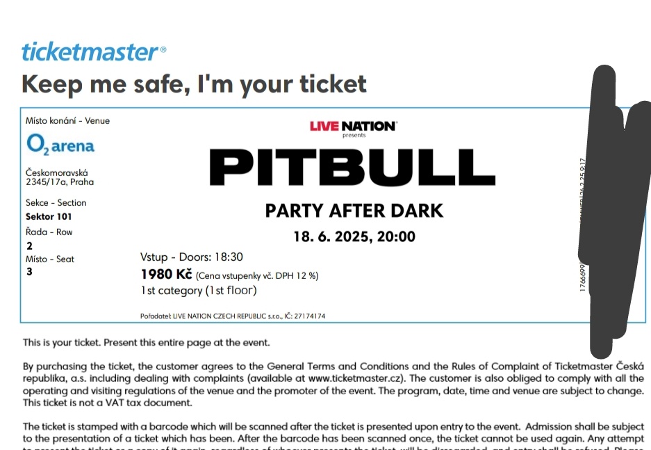 2x Pitbull Praha 18.6.2025 O2 aréna