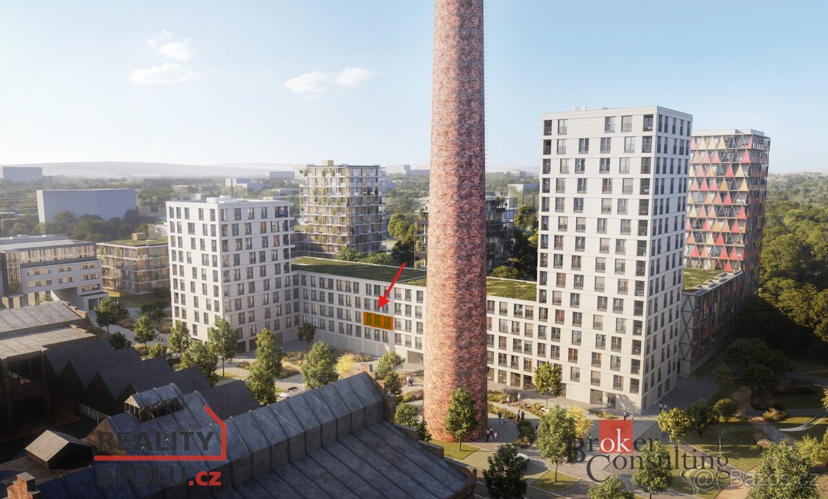 Prodej, byty/2+kk, 57.35 m2, Zahradní, Východní Předměstí, 3
