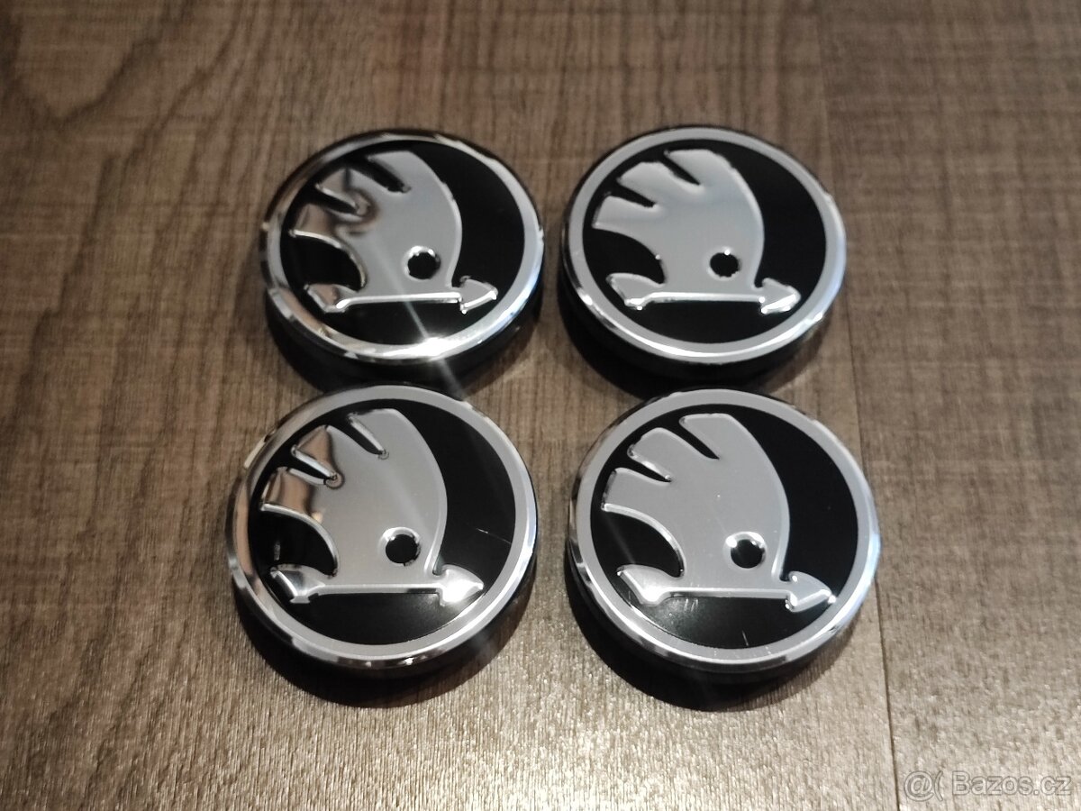 Středové kryty kol Škoda 56mm