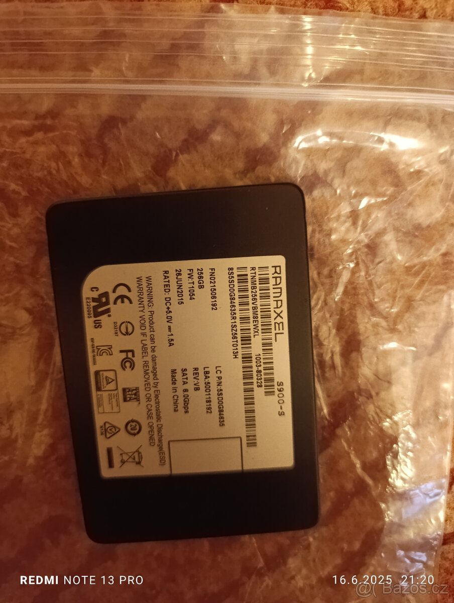 SSD SATA 256GB RAMAXEL