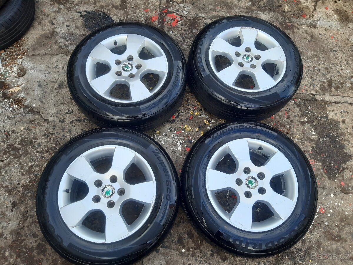 Alu kola 15" rozteč 5x100 VW, , Seat, Škoda