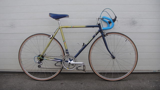 Raleigh Giro, 80. l. Reynolds 501, full Shimano, nádh. orig.