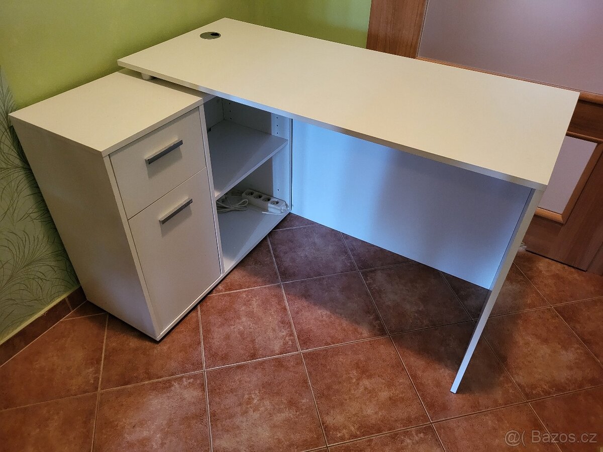 Stůl psací/studentský bílý