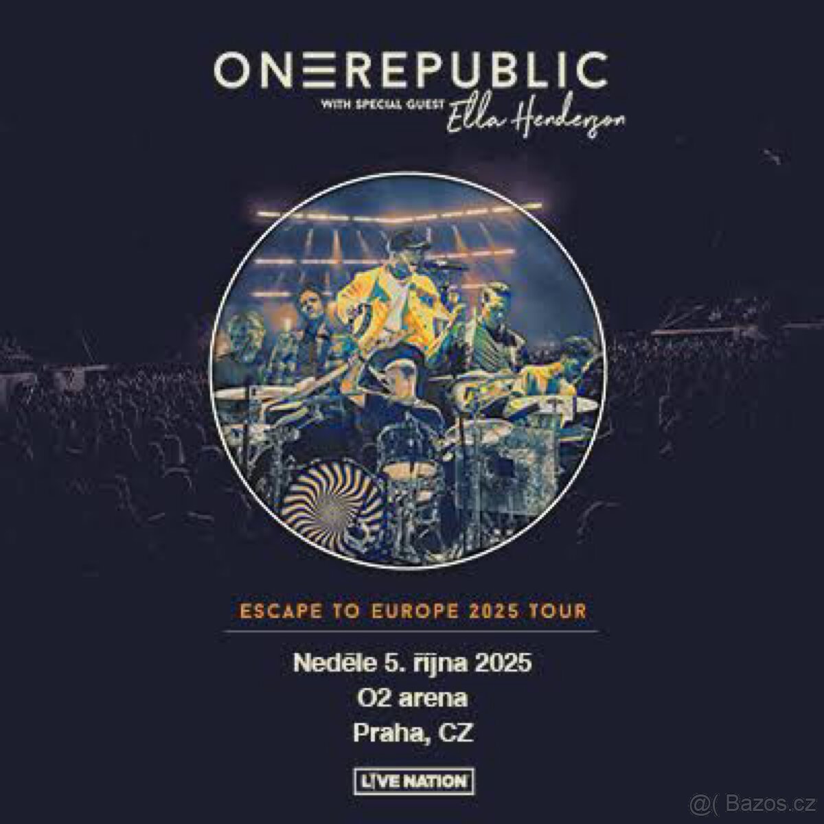 ONE REPUBLIC vstupenky O2 Arena VIP klubove patro